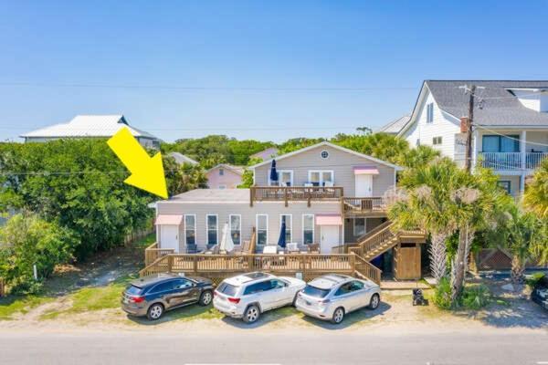 Salty Shack Unit C - Salty Shack - Dog Friendly Home - Across From The Beach - Central Location! Folly Beach Bagian luar foto