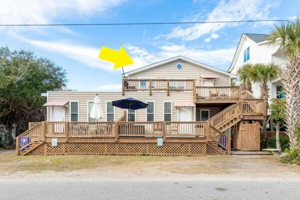 Salty Shack Unit C - Salty Shack - Dog Friendly Home - Across From The Beach - Central Location! Folly Beach Bagian luar foto